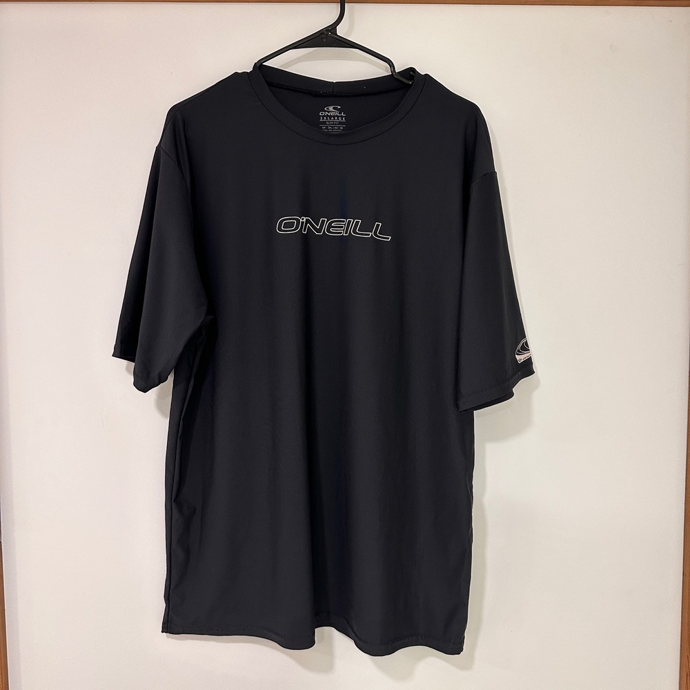 O'Neill Basic‎ Skins Rash Guard Men 2XL Black UPF 50+ Sun Protection | Surfcore